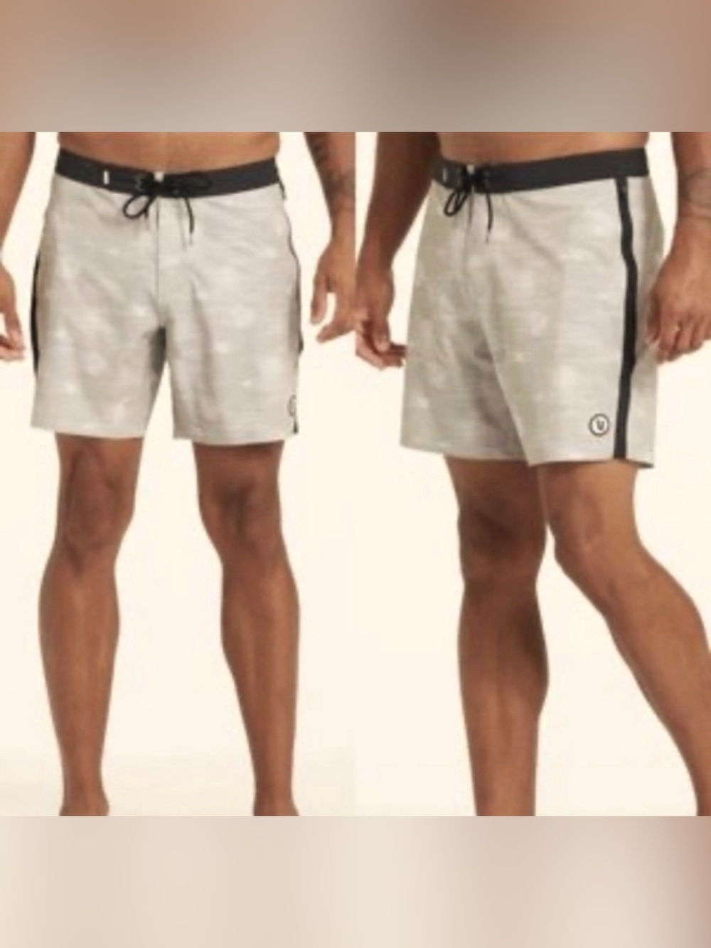 Vuori Peak Eucalyptus Belize Mens Boardshort Swim Trunks Shorts